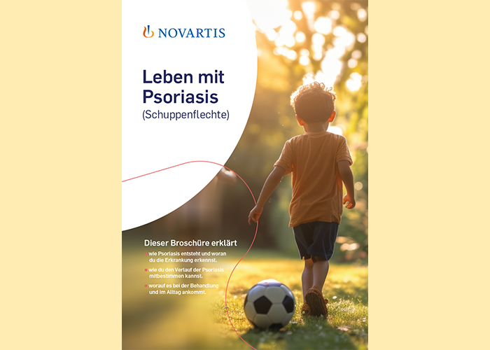 Teaser Leben mit Psoriasis Broschüre