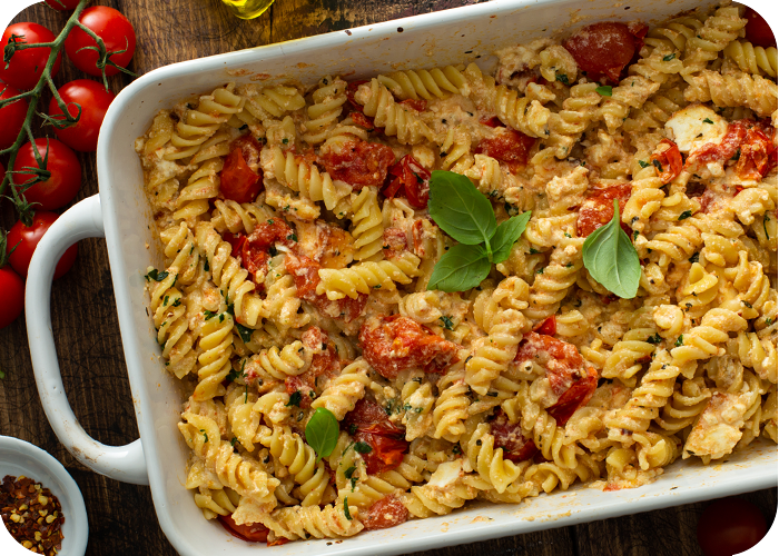 Feta-Tomaten-Pasta